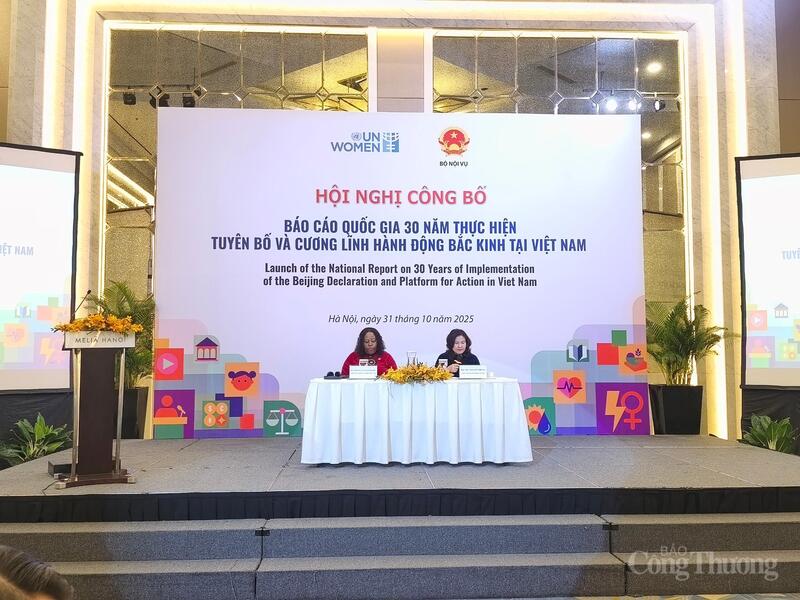 Thứ trưởng Bộ Nội vụ Nguyễn Thị Hà và bà Caroline Nyamayemombe - Trưởng đại diện UN Women tại Việt Nam chủ trì Okvip69 Đăng ký cá cược. Ảnh: Nguyễn Hoà