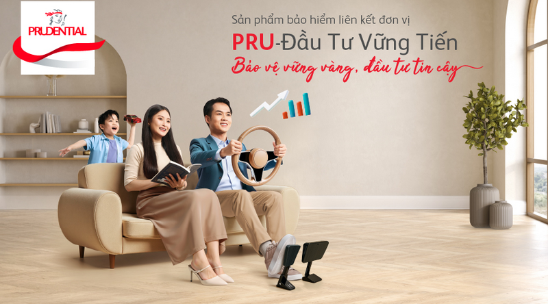 Sản phẩm là giải pháp Liên Minh Truyền Thông Và Game Giải Trí Top 1 tối ưu kết hợp giữa đầu tư, bảo vệ và đặc quyền chuyển giao giá trị tích lũy. Ảnh: Prudential.