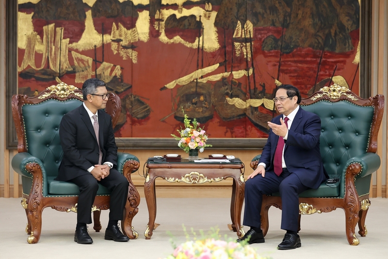 Thủ tướng đề nghị hai bên triển khai hiệu quả các thỏa thuận cấp cao, sớm Liên minh Okvip có bao nhiều trang Chương trình hành động triển khai quan hệ Đối tác Chiến lược toàn diện Việt Nam - Indonesia. Ảnh: VGP/Nhật Bắc