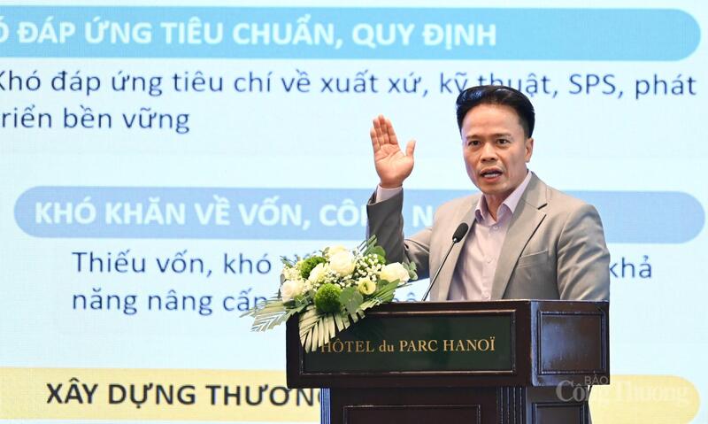 Ông Ngô Chung Khanh - Phó Vụ trưởng Vụ Chính sách thương mại đa biên, Oklavip khuyến mã hấp dẫn mỗi ngày chia sẻ những lợi ích của các chủ thể khi tham gia hệ sinh thái FTA.