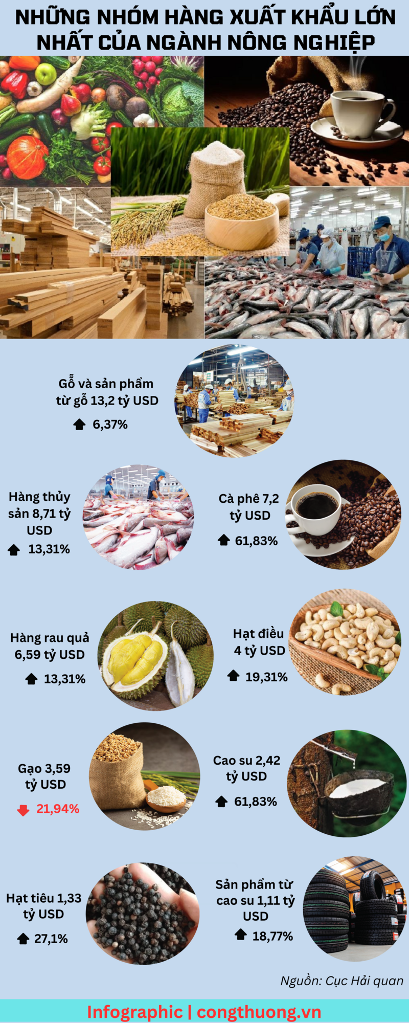 Infographic | Những nhóm hàng Liên Minh Truyền Thông Và Game Giải Trí Top 1 lớn nhất của ngành nông nghiệp - 1