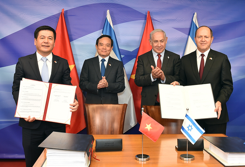 Lễ ký kết Hiệp định thương mại tự do Việt Nam - Israel (VIFTA).