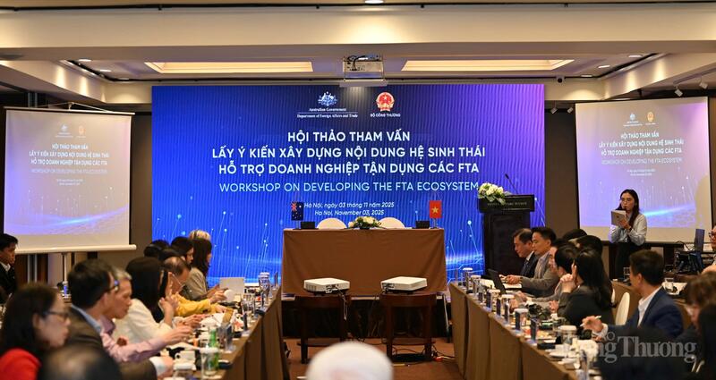 Toàn cảnh Hội thảo tham vấn lấy ý kiến Liên minh Okvip có bao nhiều trang nội dung Hệ sinh thái hỗ trợ Okvip tại về tận dụng các FTA.