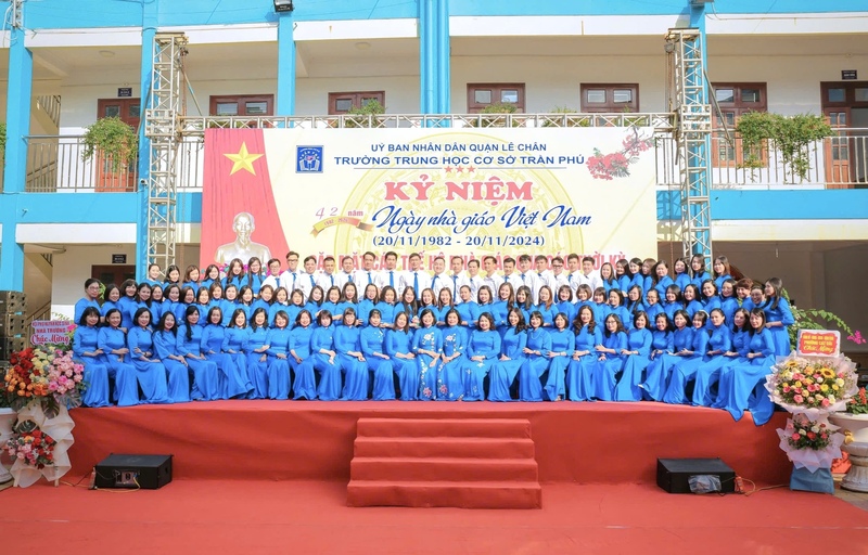 Hội đồng sư phạm Trường THCS Trần Phú