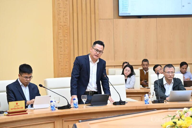 Đại diện VNPT phát biểu tại hội nghị.