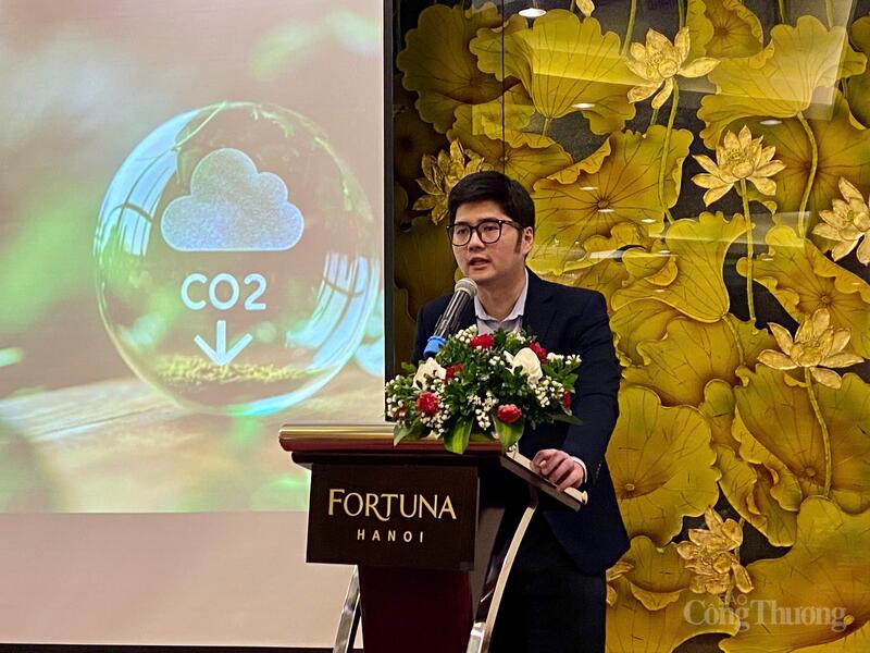 Ông Nguyễn Thành Công, Phó Trưởng phòng Thị trường carbon, Cục Biến đổi Okvip69 kho game đa dạng, Bộ Nông nghiệp và xuân Okvip 2026 phát biểu khai mạc tại hội thảo