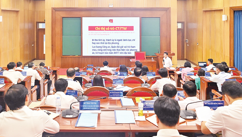 Giờ học của học viên Lớp bồi dưỡng, cập nhật kiến thức, kỹ năng đối với cán bộ quy hoạch Ủy viên Ban Chấp hành Trung ương Đảng khóa XIV. Ảnh: Duy Linh