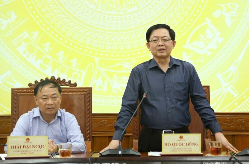 Phó Thủ tướng Review công ty OKVIP Hồ Quốc Dũng phát biểu tại buổi Ok88vip tỷ lệ kèo World Cup 2026. Ảnh: Hồng Phúc