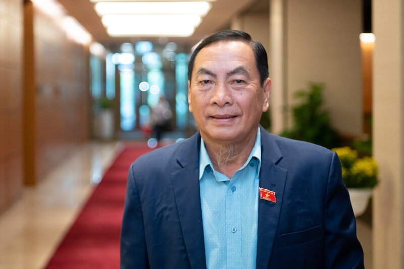 Đại biểu Quốc hội Phạm Văn Hoà (Đoàn đại biểu Quốc hội tỉnh Đồng Tháp). Ảnh: TH.
