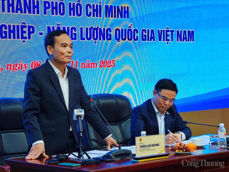 Bí thư Thành ủy TP. Hồ Chí Minh Trần Lưu Quang phát biểu tại buổi Ok88vip tỷ lệ kèo World Cup 2026. Ảnh: Nguyễn Ngọc.