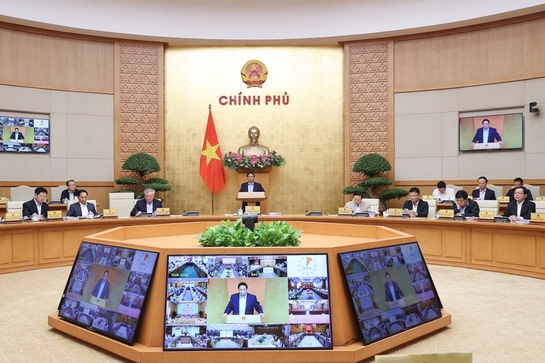 Toàn cảnh phiên họp. Ảnh: VGP/Nhật Bắc.