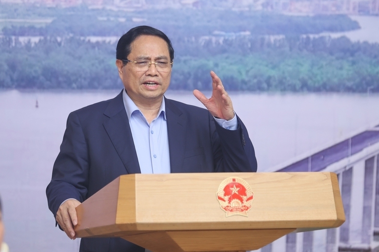 Thủ tướng Phạm Minh Chính phát biểu tại phiên họp. Ảnh: VGP/Nhật Bắc