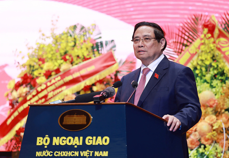 Thủ tướng Phạm Minh Chính phát biểu tại sự kiện. Ảnh: VGP/Nhật Bắc