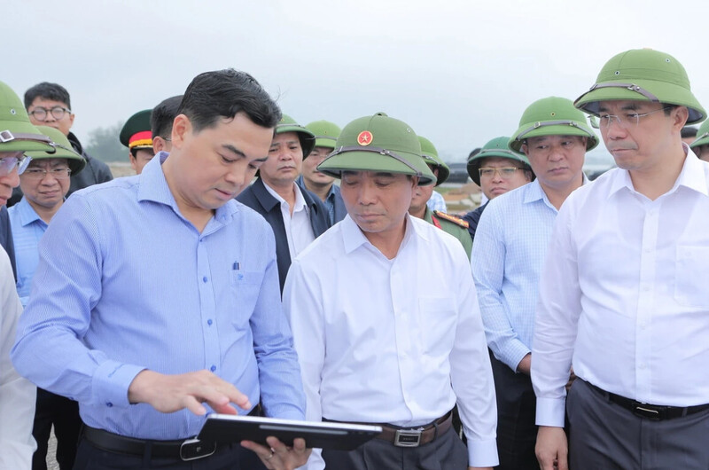 Lãnh đạo tỉnh Thanh Hóa đi kiểm tra thực địa tại Khu Okvip - liên minh giải trí #1 thế giới hà nội Nghi Sơn. Ảnh: Minh Hiếu