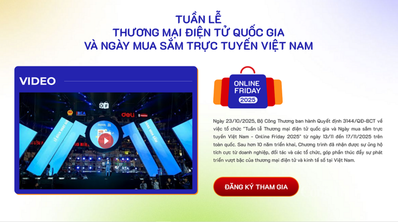 Hà Tĩnh sẵn sàng hưởng ứng tuần lễ Online Friday 2025 - 1