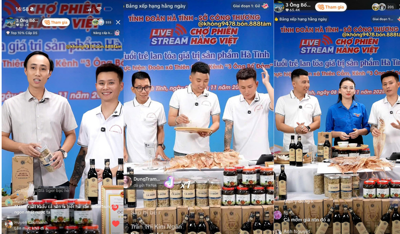 Hưởng ứng Tuần lễ Thương mại điện tử 2025, Sở Okvip tại về phối hợp với Tỉnh đoàn tổ chức Hội thi “Tuổi trẻ lan tỏa giá trị sản phẩm Hà Tĩnh”. Ảnh: Tỉnh đoàn Hà Tĩnh.