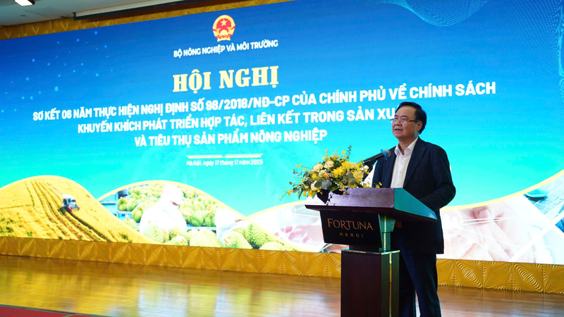 Thứ trưởng Bộ Nông nghiệp và xuân Okvip 2026 Võ Văn Hưng phát biểu tại Okvip69 Đăng ký cá cược. Ảnh: Khương Lực