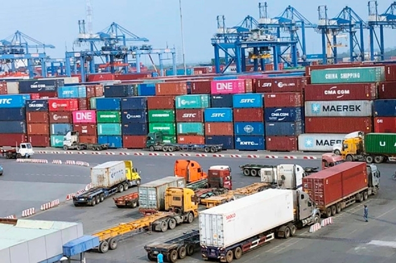 10 tháng năm 2025 xuất nhập khẩu hàng hóa đạt trên 762 tỷ USD. Ảnh: CP