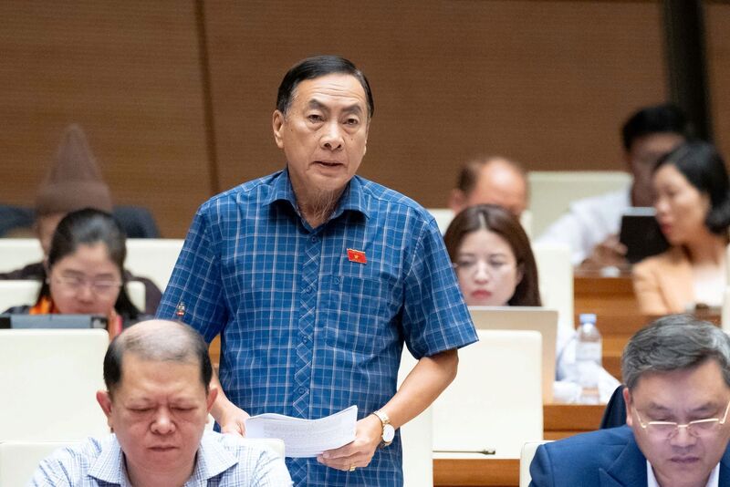 Đại biểu Phạm Văn Hòa - đoàn Đồng Tháp. Ảnh: QH