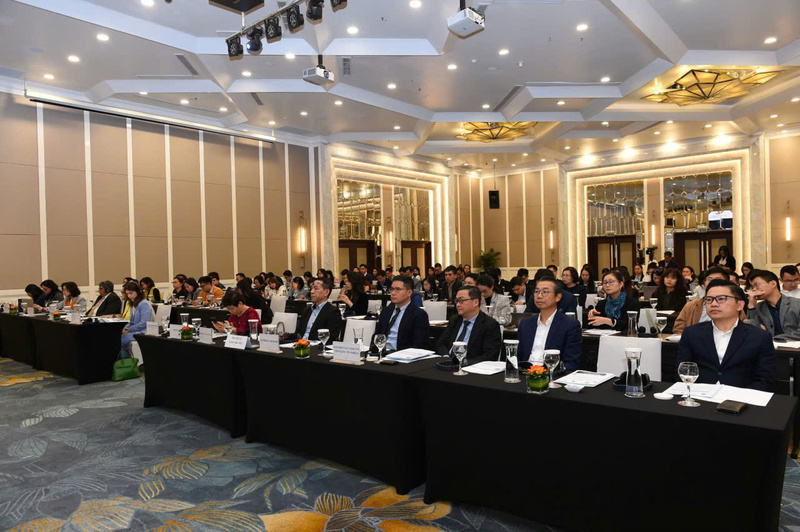 Đại biểu tham dự Hội thảo “Thị trường xếp hạng tín nhiệm Việt Nam, định hướng và tiềm năng phát triển”. Ảnh: BTC