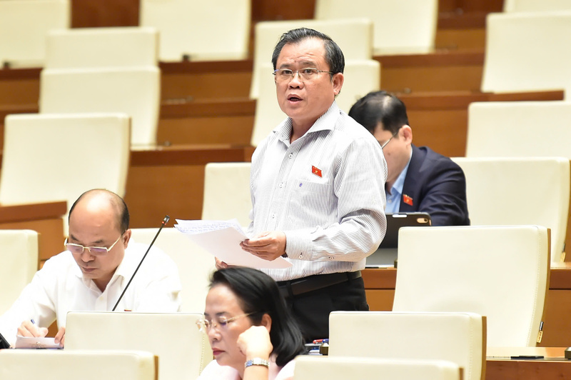 Đại biểu Nguyễn Tâm Hùng - đoàn TP. Hồ Chí Minh