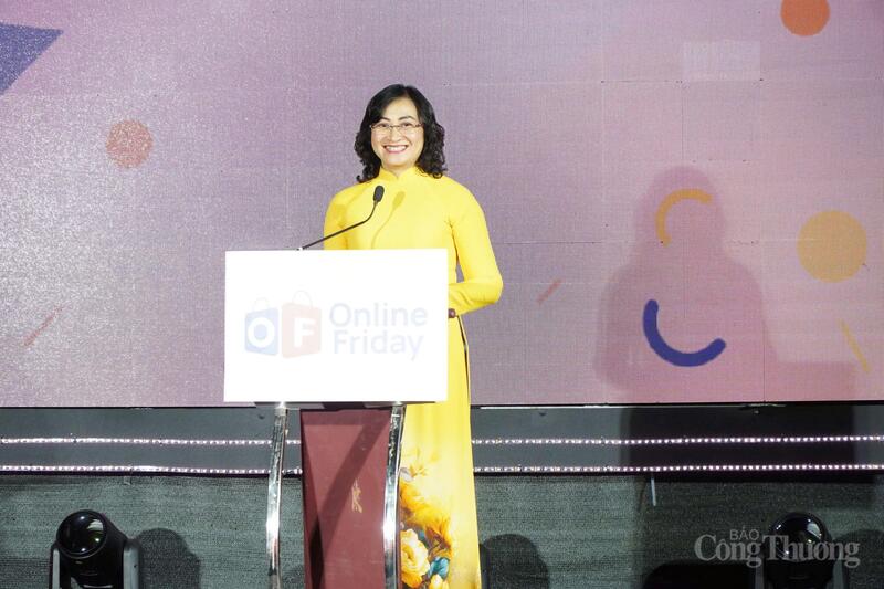 Thứ trưởng Phan Thị Thắng phát biểu khai mạc chương trình Online Friday 2025.