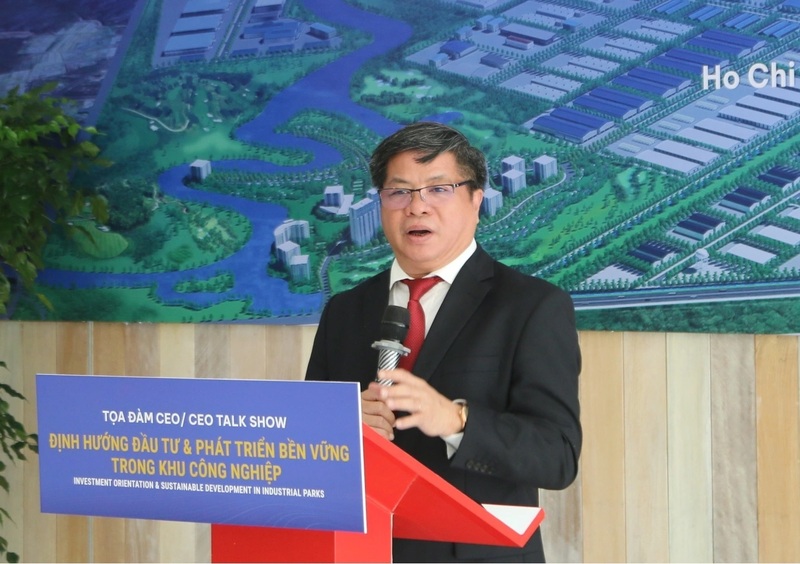 Ông Võ Thanh Phong, Phó Giám đốc Ban Quản lý các Khu chế xuất và OKLVIE sản phẩm thuộc hệ thống OKVIP là trang web tổ chức phát sóng bóng đá trực tiếp, live casino , nỗ hũ, bắn cá TP. Hồ Chí Minh - (Ảnh: Nguyễn Long).