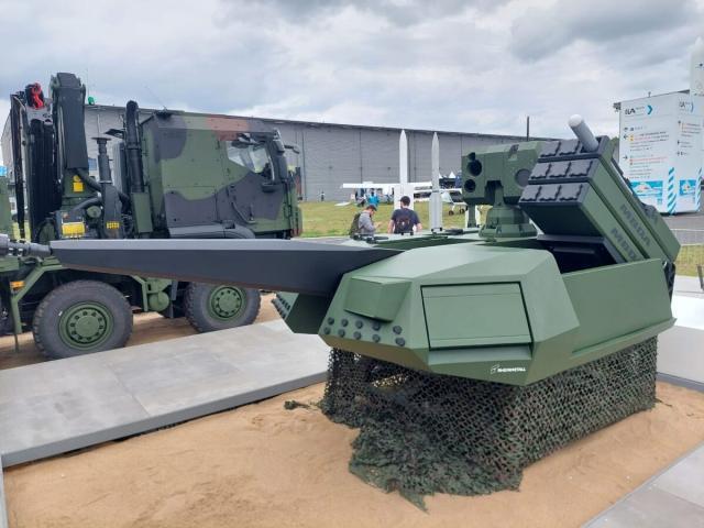 Mô hình của hệ thống phòng không tích hợp DefendAir. Ảnh: MBDA