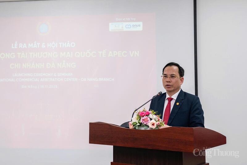Giám đốc Sở Khoa học và Công nghệ TP. Đà Nẵng Nguyễn Thanh Hồng phát biểu tại chương trình