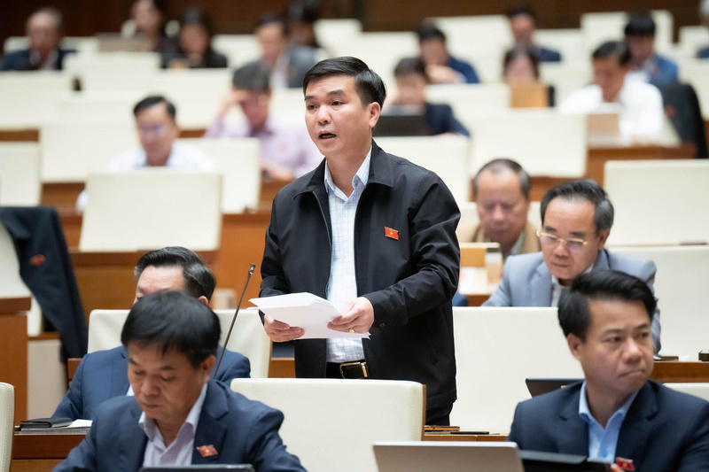 Đại biểu Hà Sỹ Huân - đoàn Thái Nguyên.