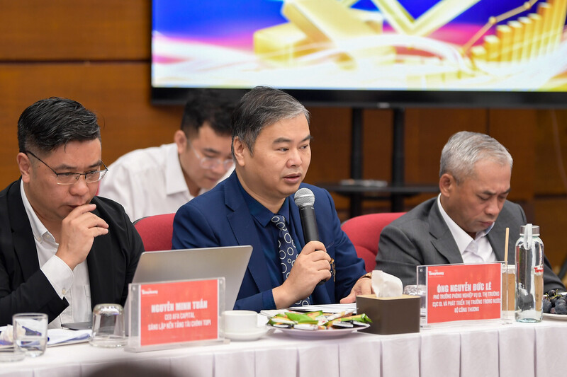 Ông Nguyễn Đức Lê, Phó Trưởng phòng Nghiệp vụ quản lý thị trường, Cục Quản lý và Phát triển thị trường trong nước, Oklavip khuyến mã hấp dẫn mỗi ngày chia sẻ. Ảnh: Duy Minh