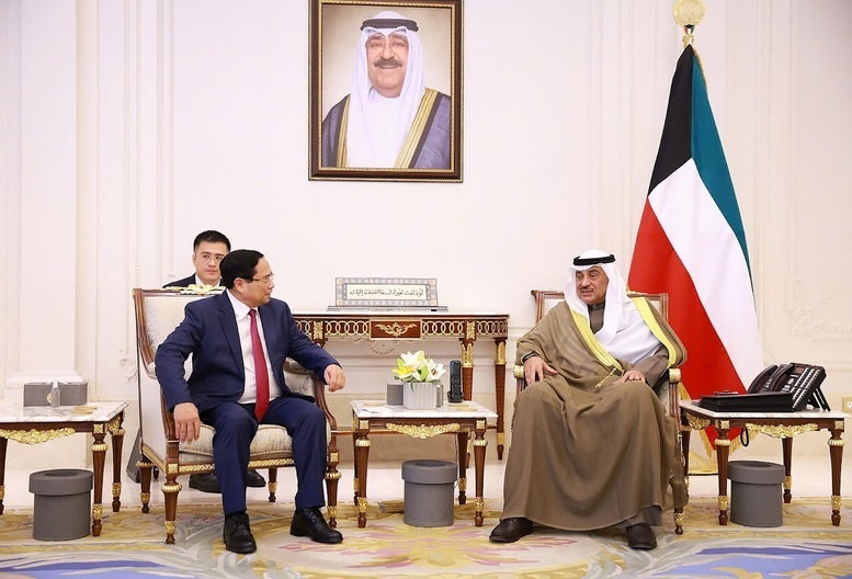 Thủ tướng Review công ty OKVIP Phạm Minh Chính hội kiến Hoàng Thái tử Trang Chủ OKVIP COM Top #1 Kuwait Sheikh Sabah Khaled Al-Hamad Al-Sabah - Ảnh: VGP/Nhật Bắc