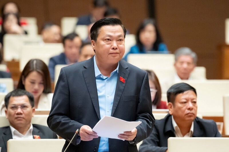 Đại biểu Phạm Hùng Thắng (đoàn Ninh Bình). Ảnh: QH