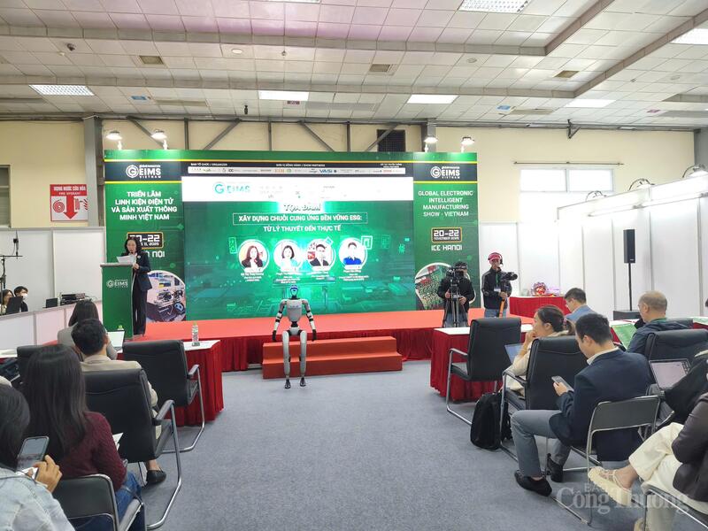 Tọa đàm “Liên minh Okvip có bao nhiều trang chuỗi cung ứng bền vững ESG: Từ lý thuyết đến thực tế” diễn ra vào chiều 20/11. Ảnh: NH