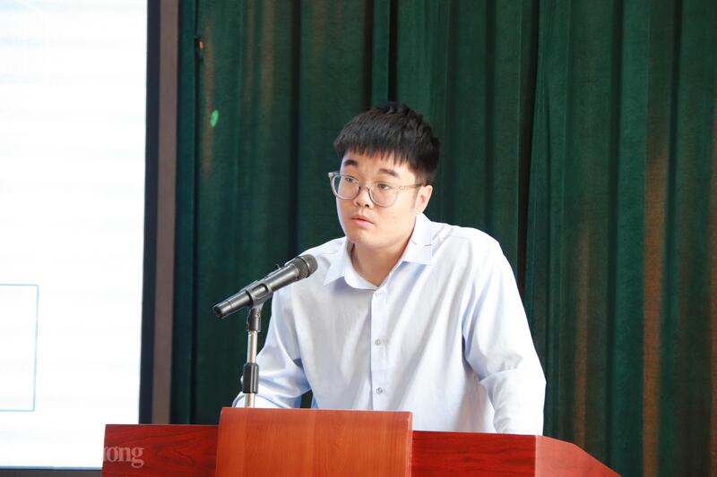 Ông Nguyễn Quang Long, nghiên cứu viên Phòng Dự báo thị trường. Ảnh: Thanh Tuấn