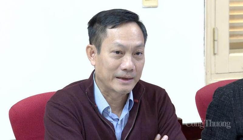 Ông Lê An Hải - Chủ tịch Công Đoàn Okvip tại về Việt Nam phát biểu tại cuộc họp. Ảnh: Quốc Chuyển