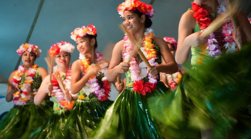 Sắc màu Thái Bình Dương trong thời khắc năm mới tại Tonga và Samoa.
