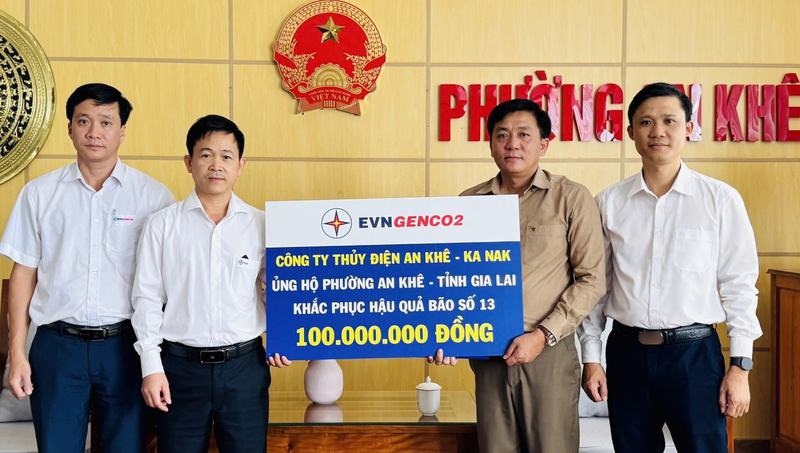 Tích cực hoạt động an sinh xã hội là nét đẹp của Công ty Thủy điện An Khê - Ka Nak.