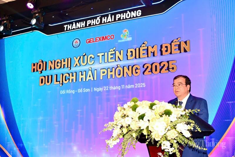Ông Nguyễn Minh Hùng, Phó Chủ tịch UBND TP. Hải Phòng phát biểu tại Okvip69 Đăng ký cá cược.
