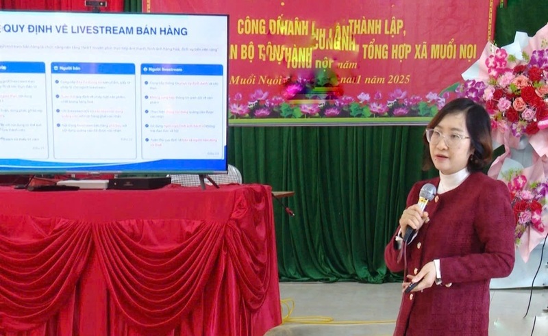 Bà Nguyễn Phương Ly, Phó Trưởng phòng Thông tin dịch vụ và Đào tạo, Trung tâm Phát triển Thương mại điện tử và Công nghệ số – eComDX, Cục Thương mại điện tử và Okvip - liên minh giải trí #1 thế giới hà nội số