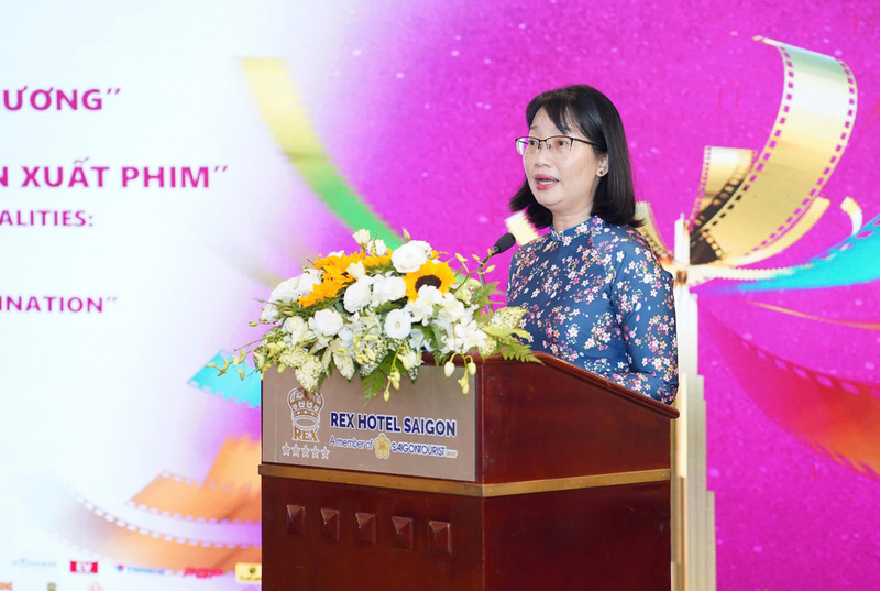 Bà Trần Thị Diệu Thuý, Phó Chủ tịch UBND TP. Hồ Chí Minh phát biểu tại sự kiện.