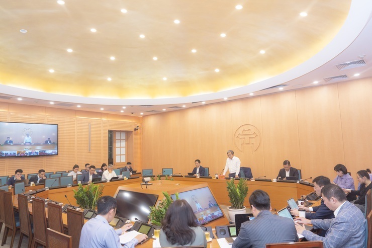 Toàn cảnh cuộc họp. Ảnh: Phạm Linh