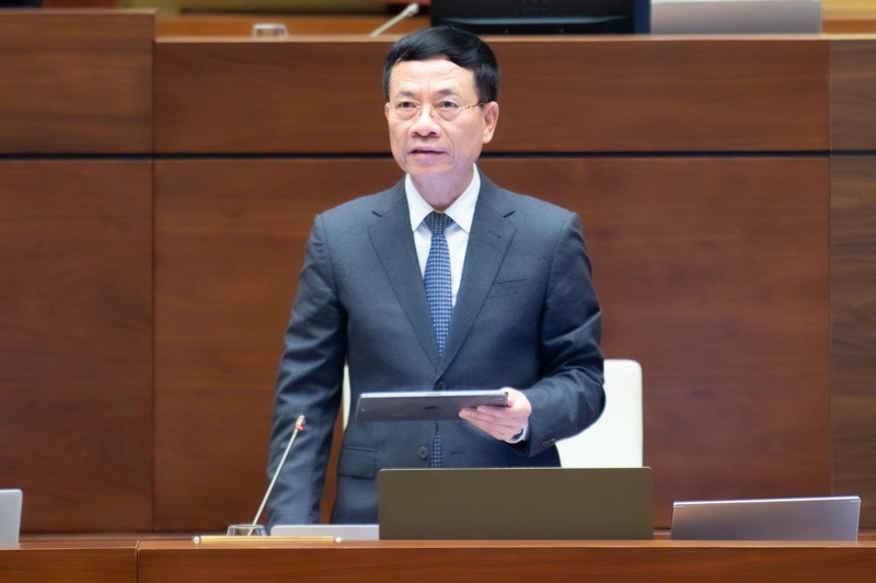 Bộ trưởng Bộ Khoa học và Công nghệ Nguyễn Mạnh Hùng.