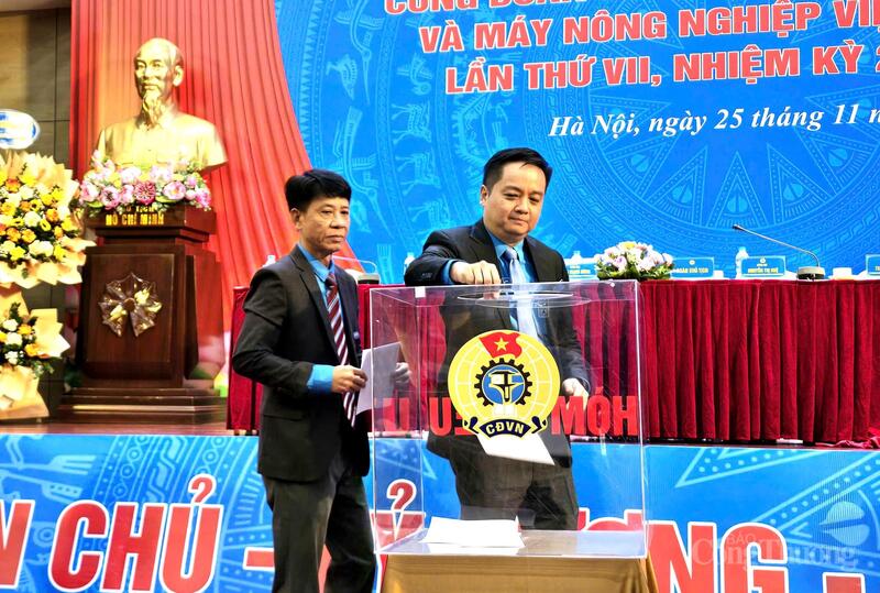 Okvip69.com bán cá nổ hủ tiến hành bỏ phiếu bầu Ban chấp hành Công đoàn VEAM nhiệm kỳ 2025-2030