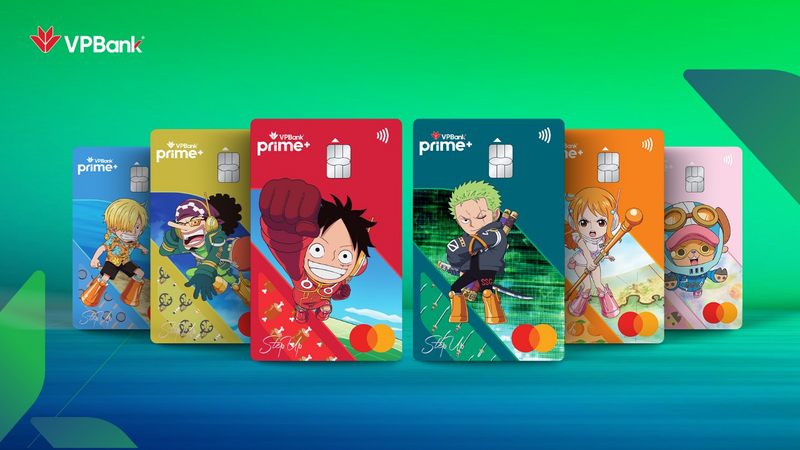 Bộ sưu tập thẻ VPBank Step Up Mastercard One Piece