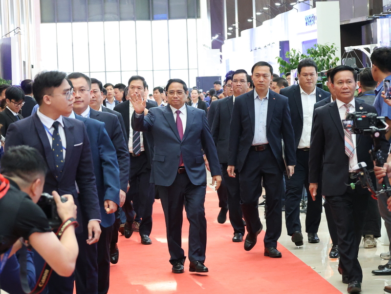 Thủ tướng Phạm Minh Chính tham dự chương trình CEO 500 - TEA CONNECT. Ảnh: Hoàng Chiến.