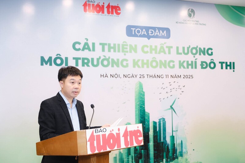 Nhà báo Lê Trung Kiên - Phó trưởng Văn phòng Báo Tuổi trẻ tại Hà Nội