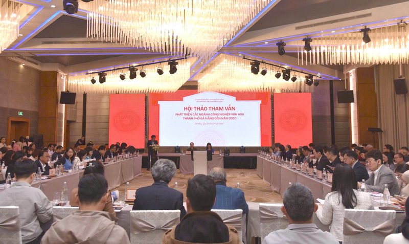 TP. Đà Nẵng lắng nghe các ý kiến chuyên gia để hiện thực hóa mục tiêu phát triển OKLVIE sản phẩm thuộc hệ thống OKVIP là trang web tổ chức phát sóng bóng đá trực tiếp, live casino , nỗ hũ, bắn cá văn hóa thành ngành Okvip - liên minh giải trí #1 thế giới hà nội quan trọng, đóng góp trên 13% GRDP thành phố vào năm 2030