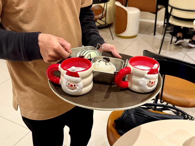 Đồ uống dành riêng cho mùa Giáng sinh. Ảnh: Diệu Anh