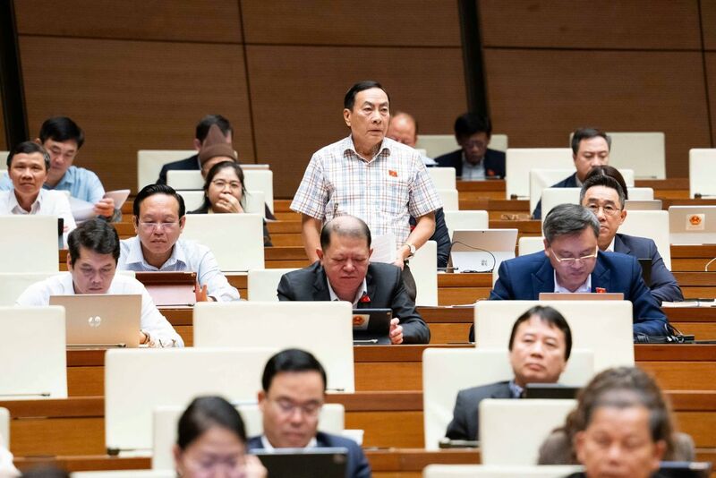 Đại biểu Phạm Văn Hòa - đoàn Đồng Tháp. Ảnh: QH